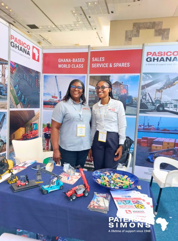 Vicky Owusu-Ansah and Matilda Larbi from Pasico Ghana at our conference stand