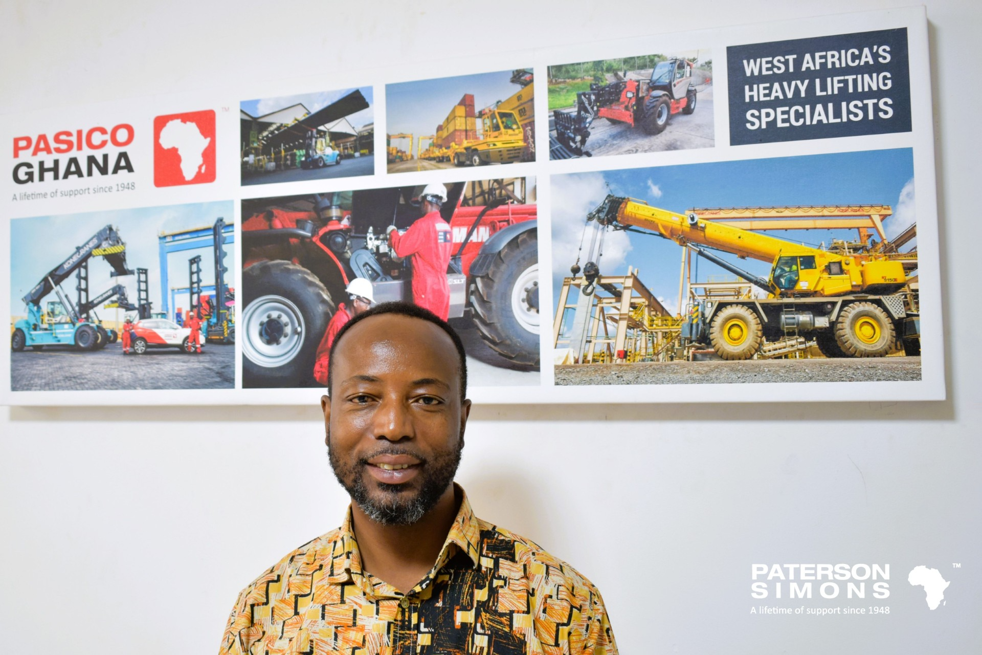 THE PEOPLE OF PATERSON SIMONS: SPOTLIGHT ON BEN NTUMY –  A DECADE OF DEDICATION AS FINANCE MANAGER AT PASICO GHANA!