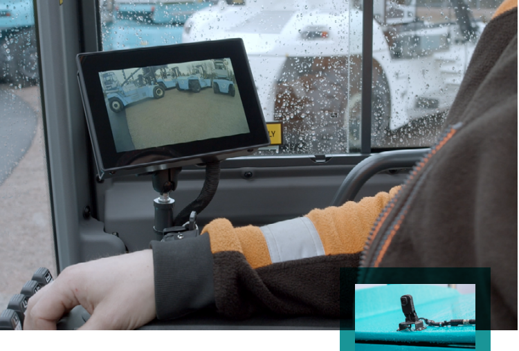 GET RID OF BLIND SPOTS WITH KONECRANES REVERSE CAMERA KIT